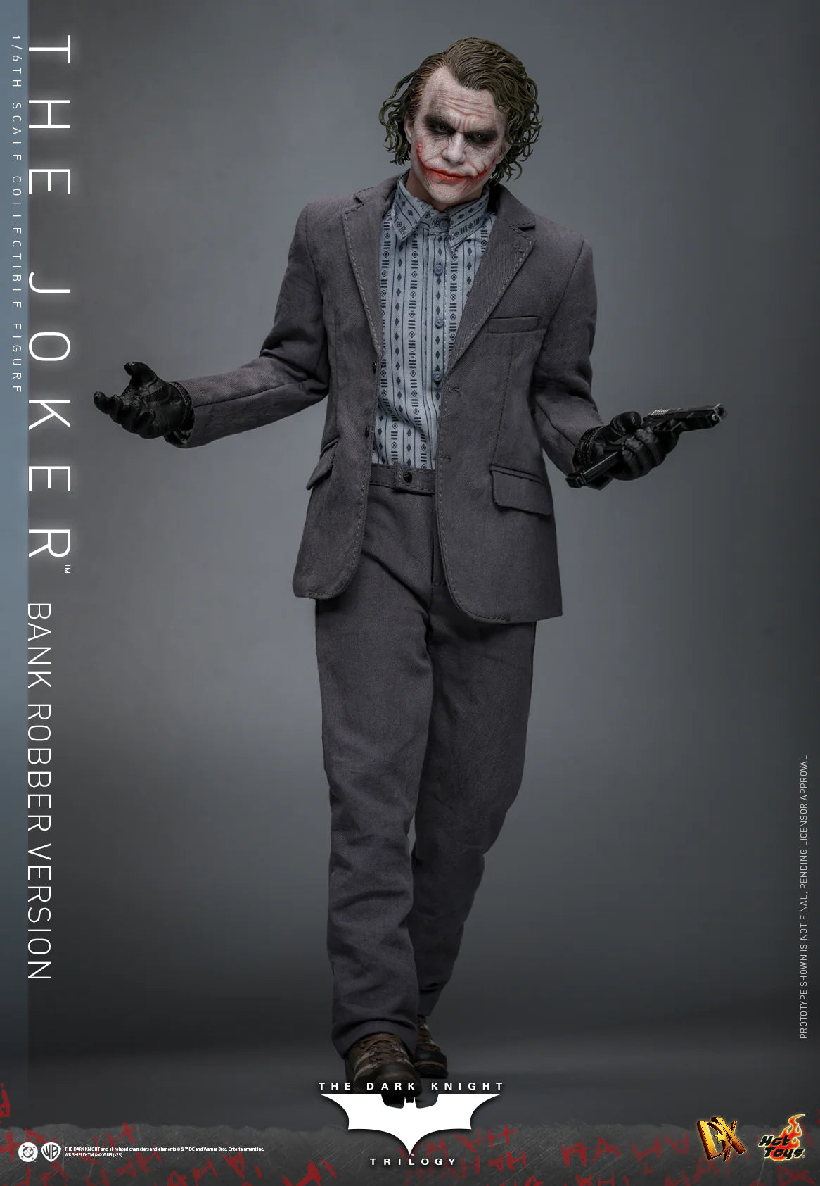 DC Comics Hot Toys "The Dark Knight Trilogy" The Joker (Bank Robber Version) Special Edition DX50B Licensed Action Figure