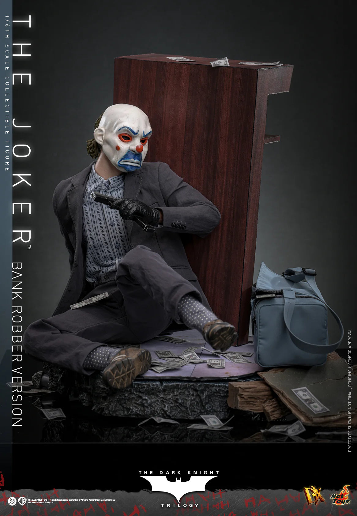 DC Comics Hot Toys "The Dark Knight Trilogy" The Joker (Bank Robber Version) Special Edition DX50B Licensed Action Figure