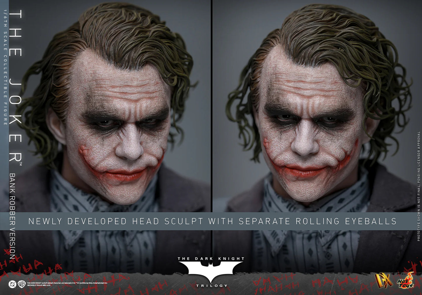 DC Comics Hot Toys "The Dark Knight Trilogy" The Joker (Bank Robber Version) Special Edition DX50B Licensed Action Figure