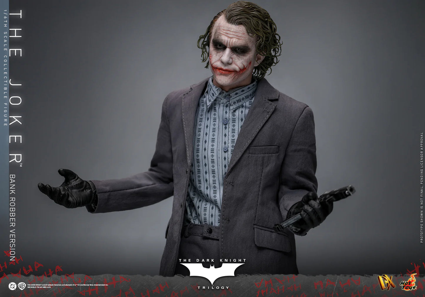 DC Comics Hot Toys "The Dark Knight Trilogy" The Joker (Bank Robber Version) Special Edition DX50B Licensed Action Figure