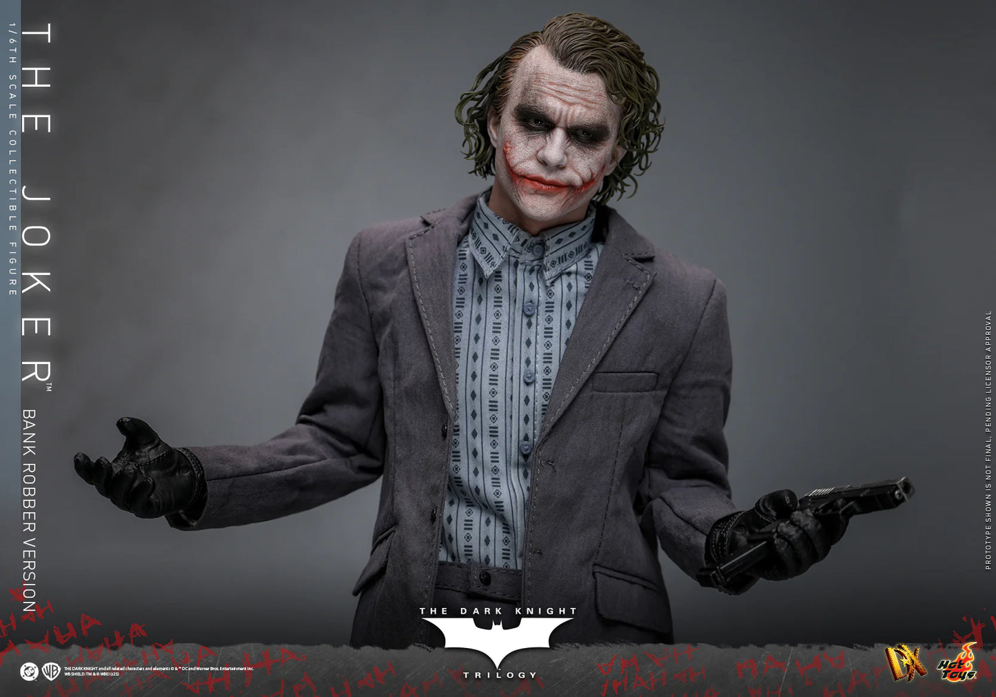 DC Comics Hot Toys "The Dark Knight Trilogy" The Joker (Bank Robber Version) Special Edition DX50B Licensed Action Figure