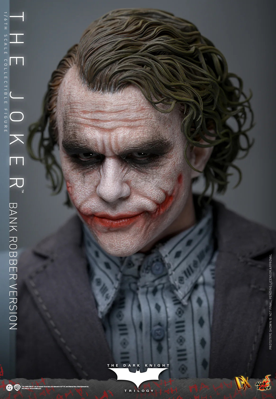 DC Comics Hot Toys "The Dark Knight Trilogy" The Joker (Bank Robber Version) Special Edition DX50B Licensed Action Figure