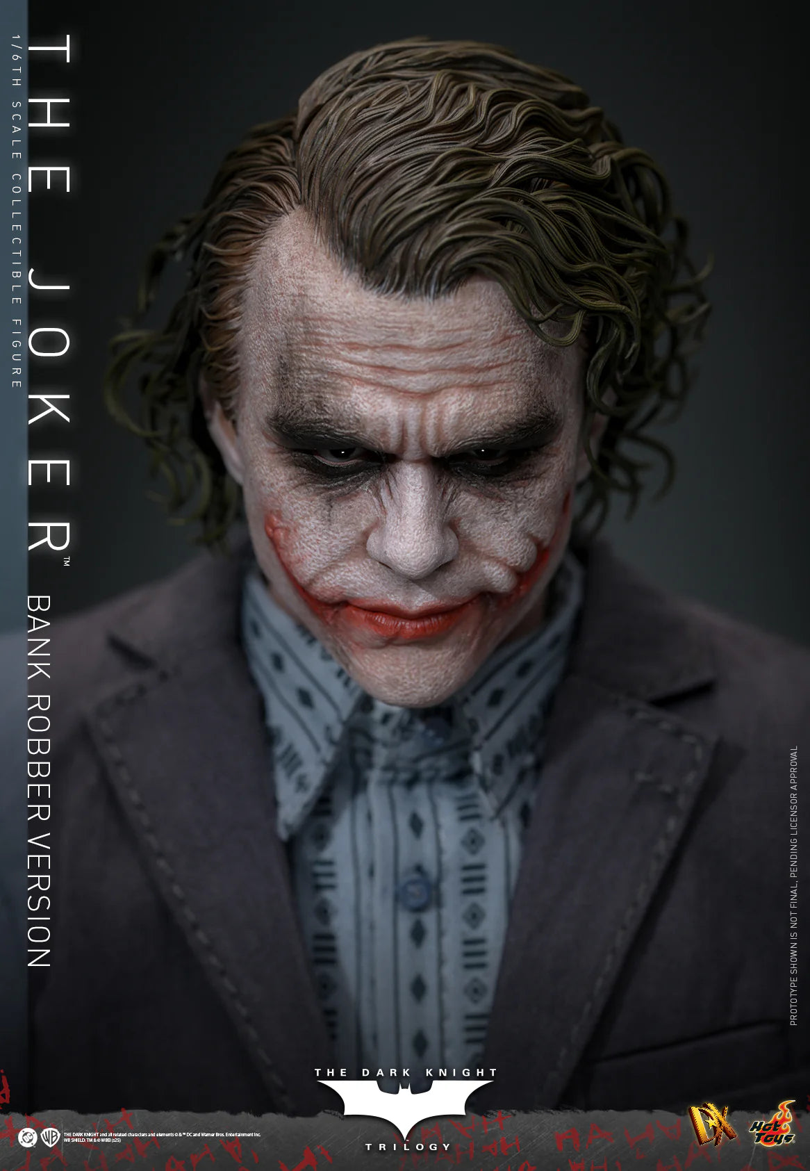 DC Comics Hot Toys "The Dark Knight Trilogy" The Joker (Bank Robber Version) Special Edition DX50B Licensed Action Figure