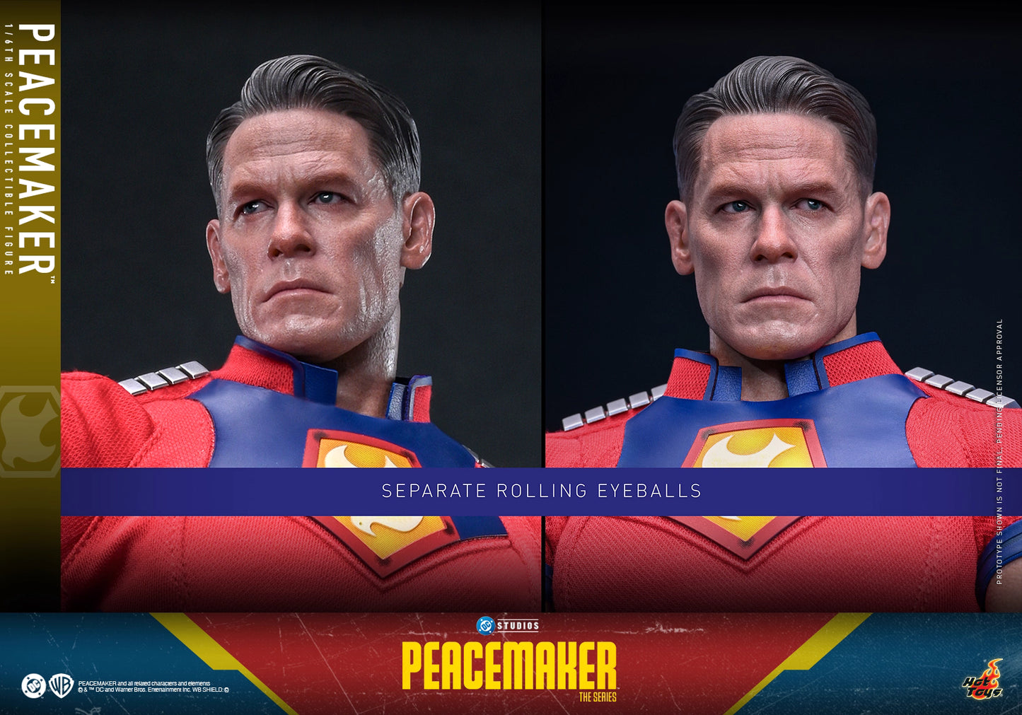 DC Comics Hot Toys “Peacemaker Season 2” Peacemaker TMS166 1/6 Licensed Action Figure