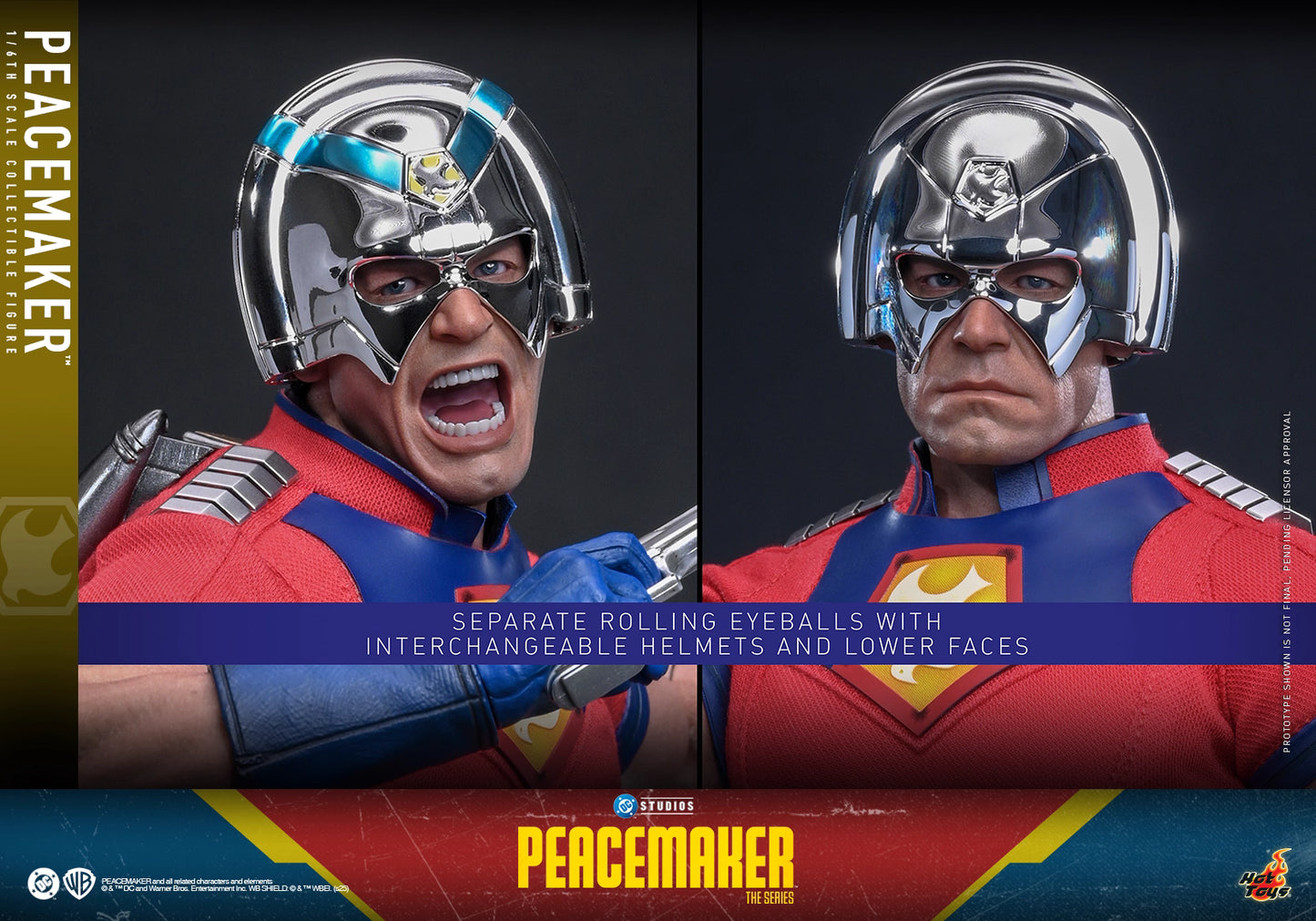 DC Comics Hot Toys “Peacemaker Season 2” Peacemaker TMS166 1/6 Licensed Action Figure