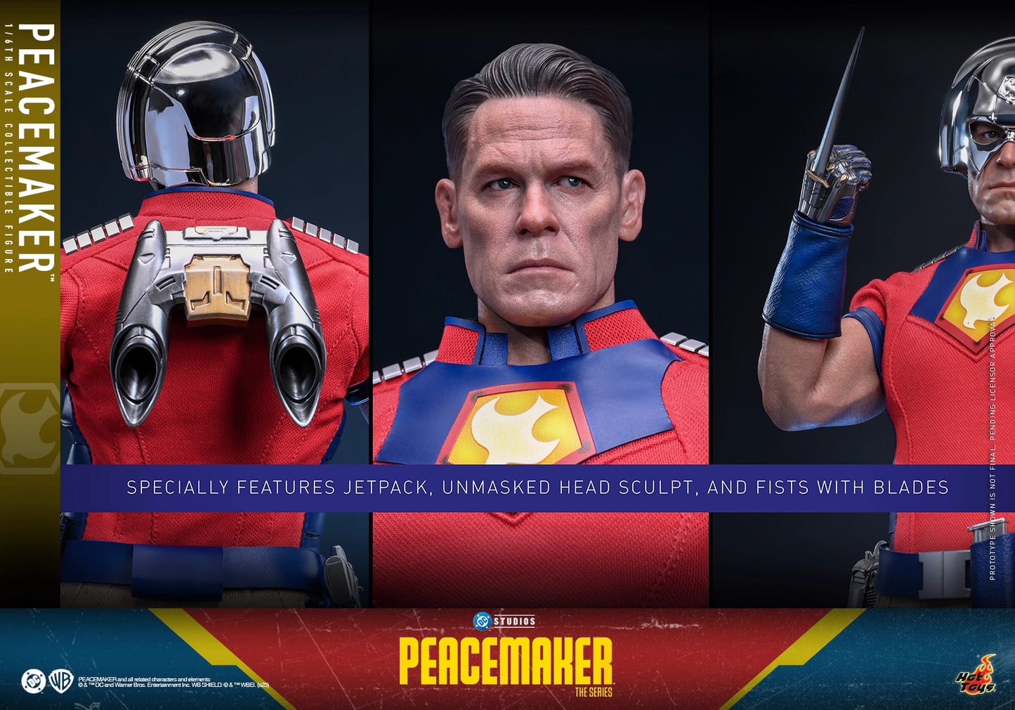DC Comics Hot Toys “Peacemaker Season 2” Peacemaker TMS166 1/6 Licensed Action Figure