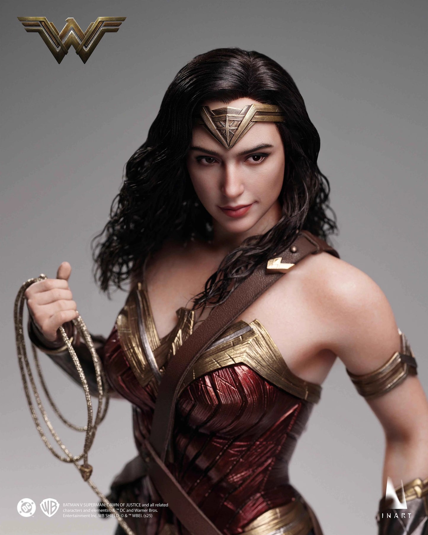 DC Comics Inart Collectibles Wonder Woman Ag-A023 Rooted Hair Licensed Action Figure