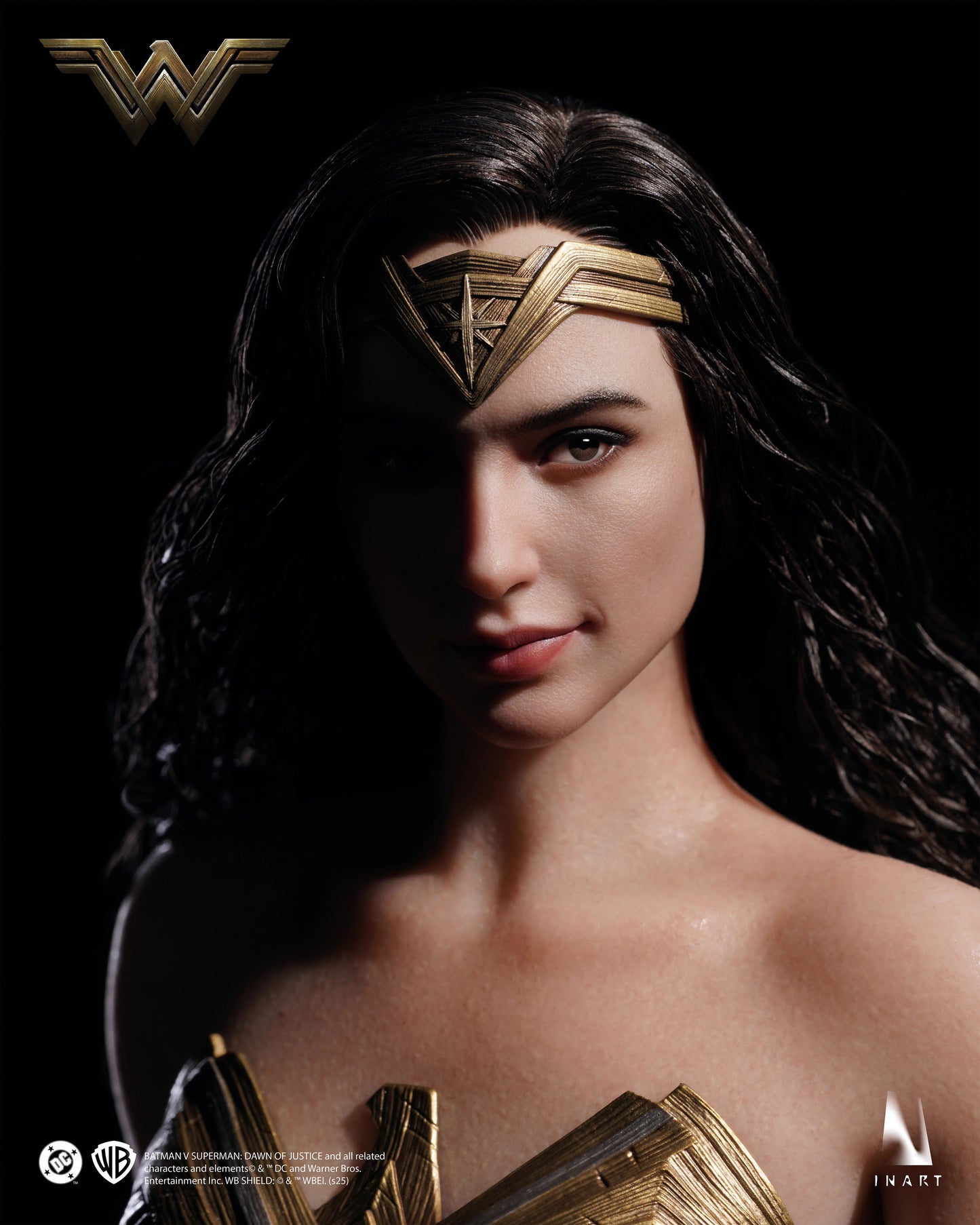 DC Comics Inart Collectibles Wonder Woman Ag-A023 Rooted Hair Licensed Action Figure