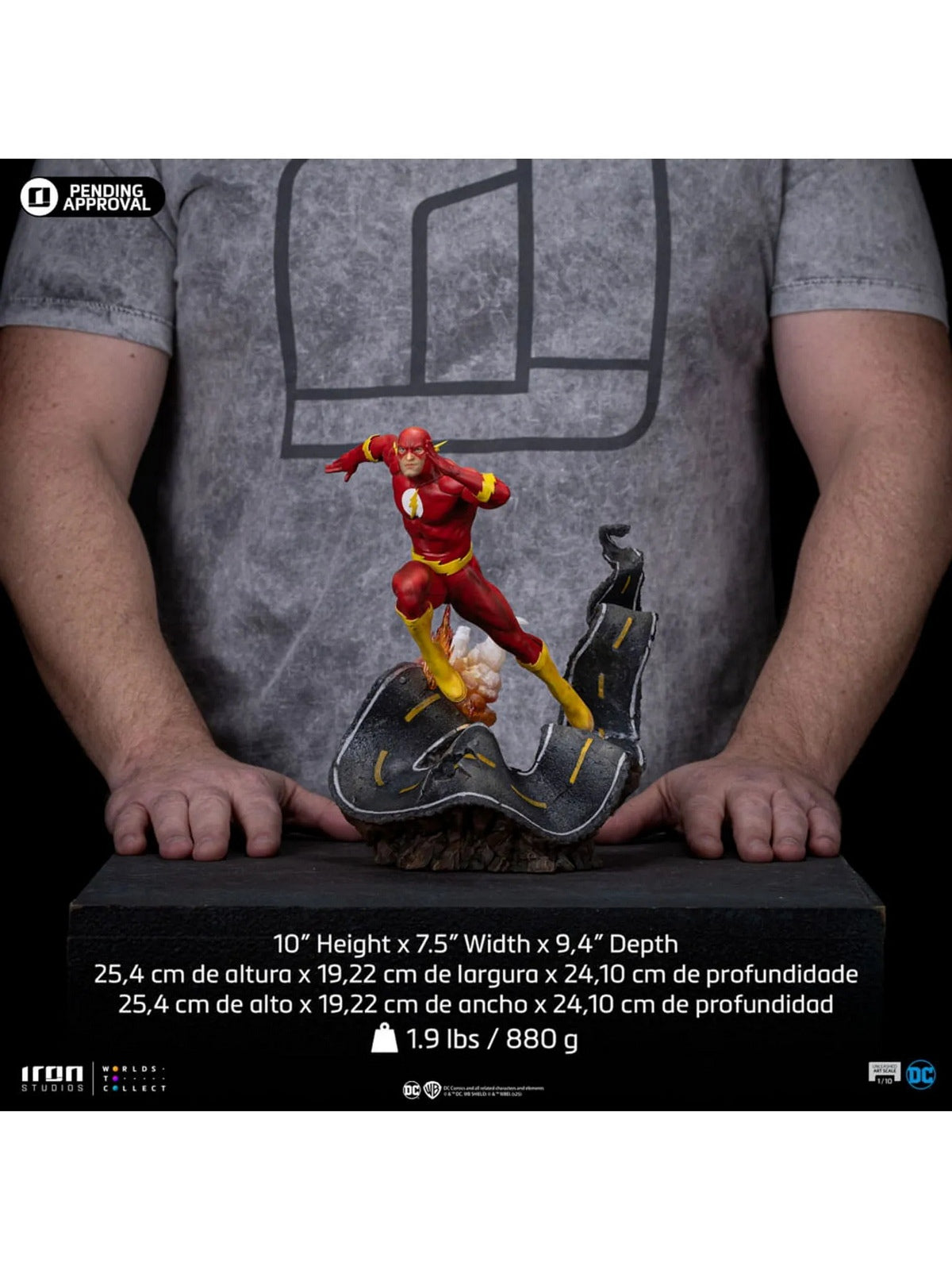 DC Comics Iron Studio The Flash Licensed Resin Statue - Santoryu Resins Collectors