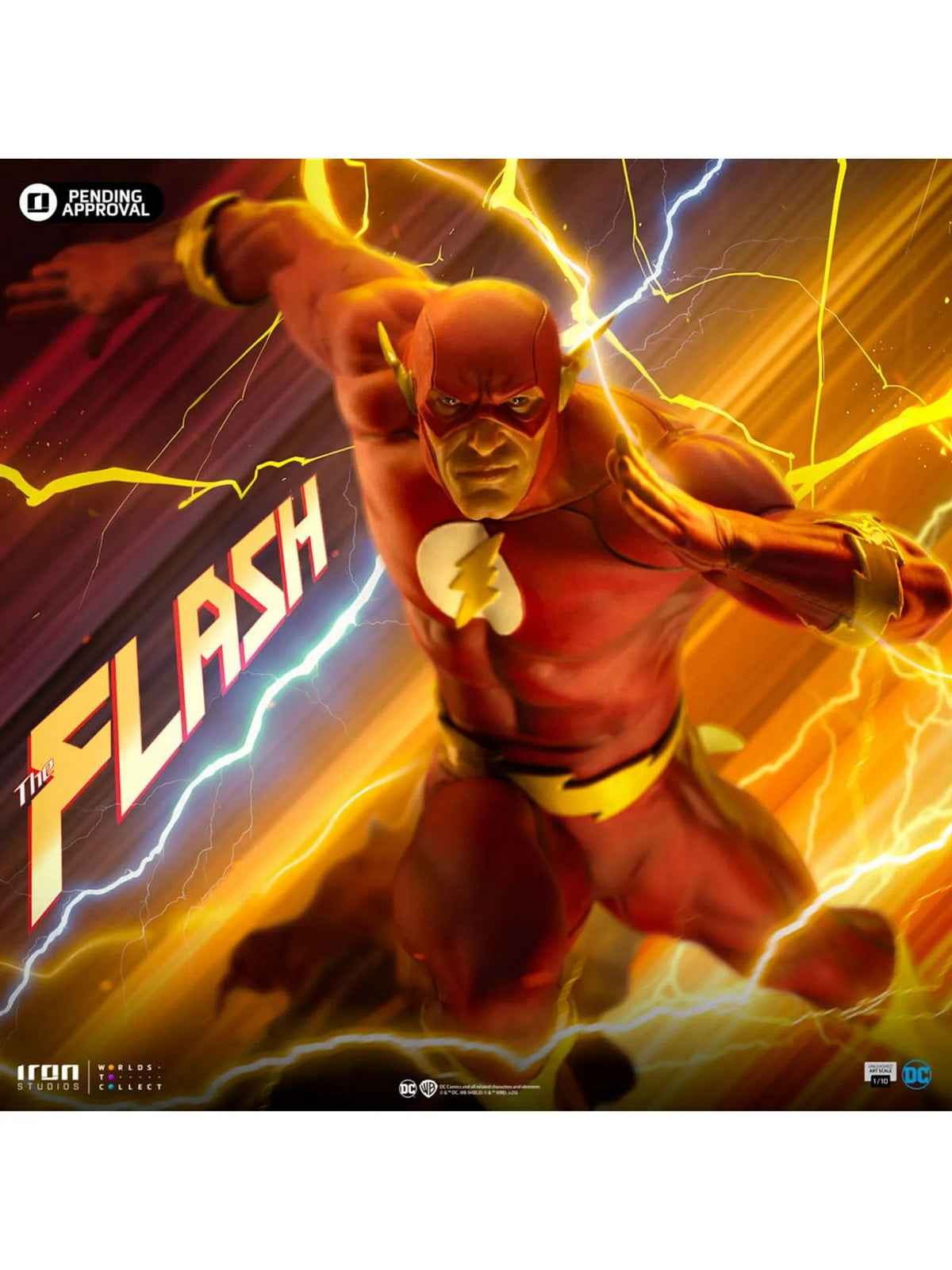 DC Comics Iron Studio The Flash Licensed Resin Statue - Santoryu Resins Collectors