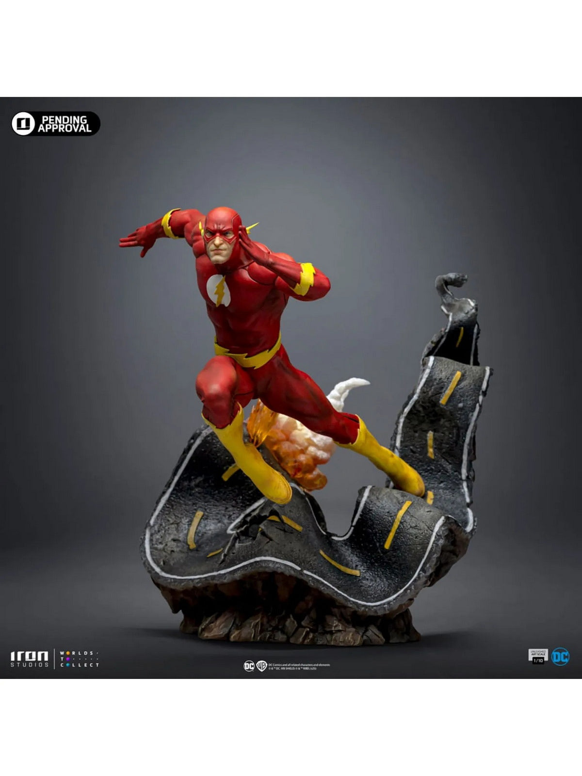 DC Comics Iron Studio The Flash Licensed Resin Statue - Santoryu Resins Collectors