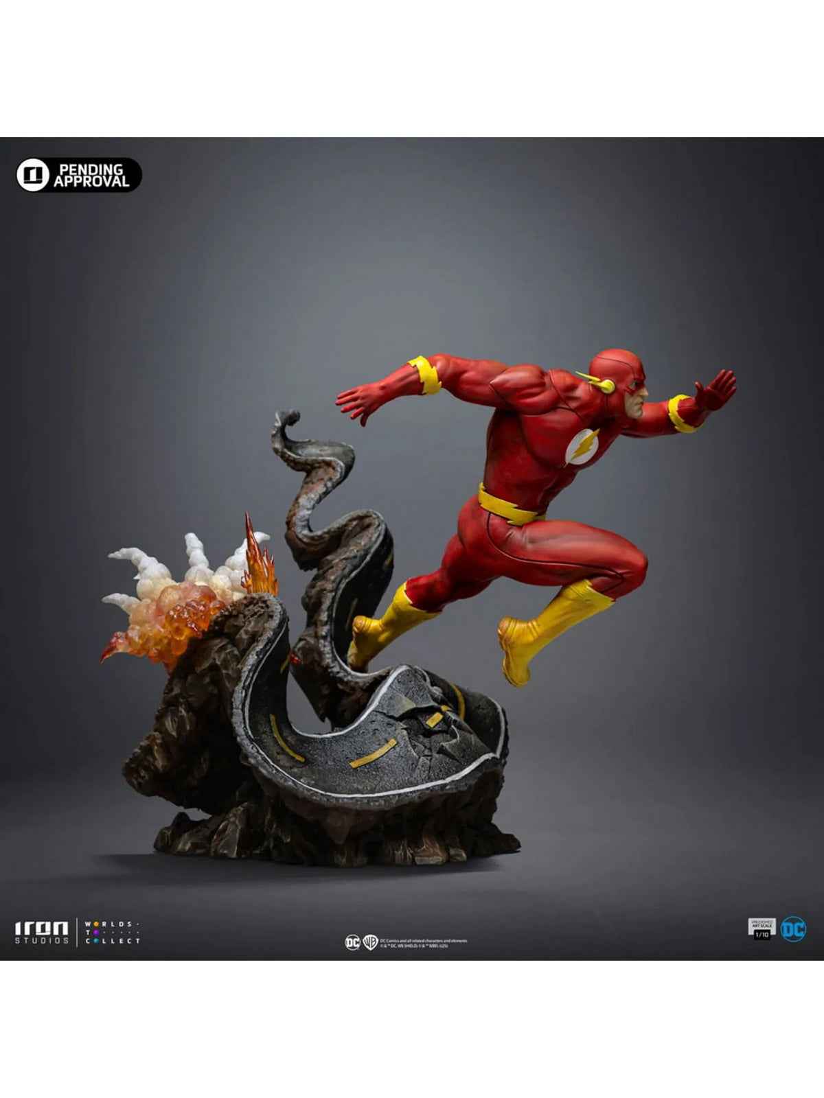 DC Comics Iron Studio The Flash Licensed Resin Statue - Santoryu Resins Collectors