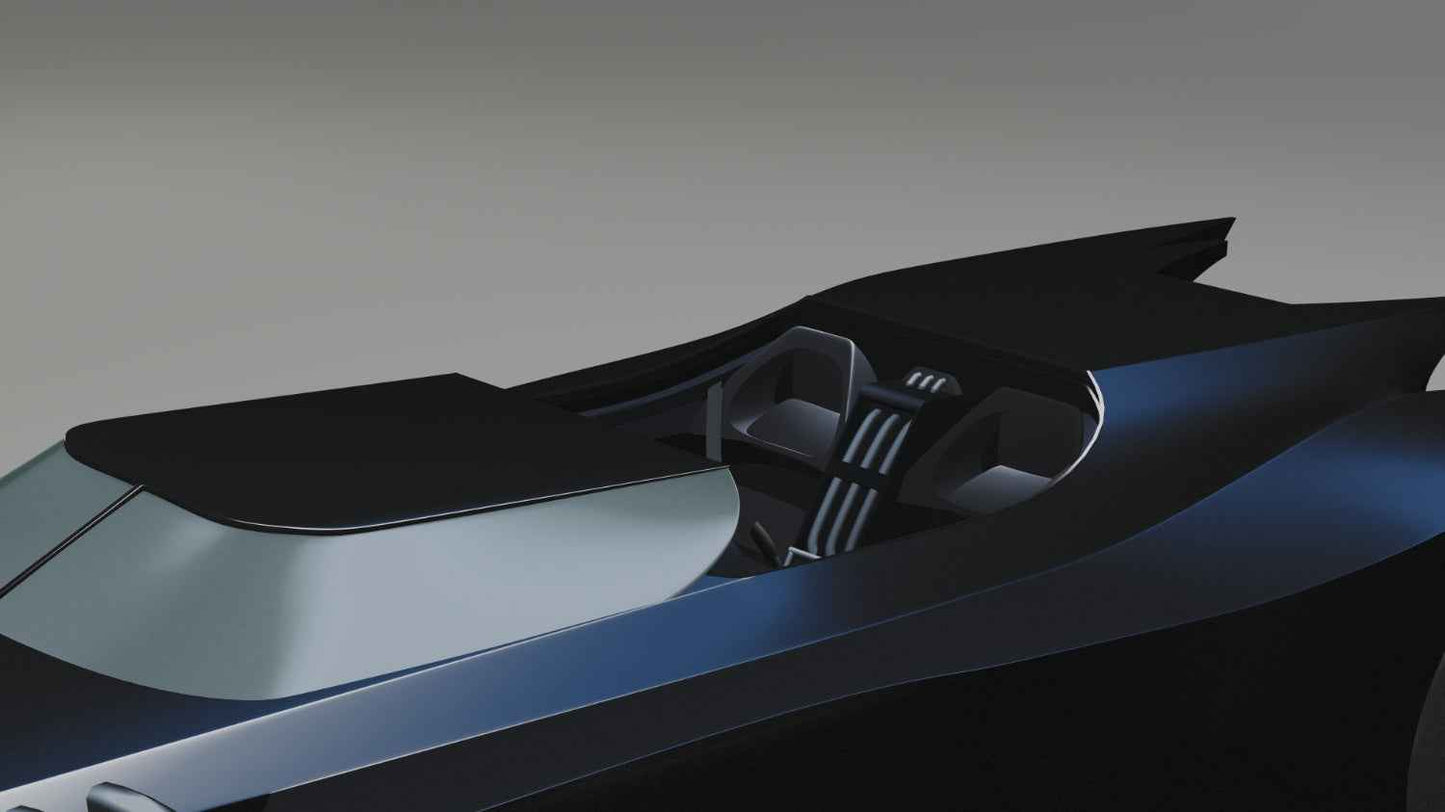 DC Comics Jazzinc Dioramas The Animated Series (BTAS) Batmobile Licensed Action Figure Accessories