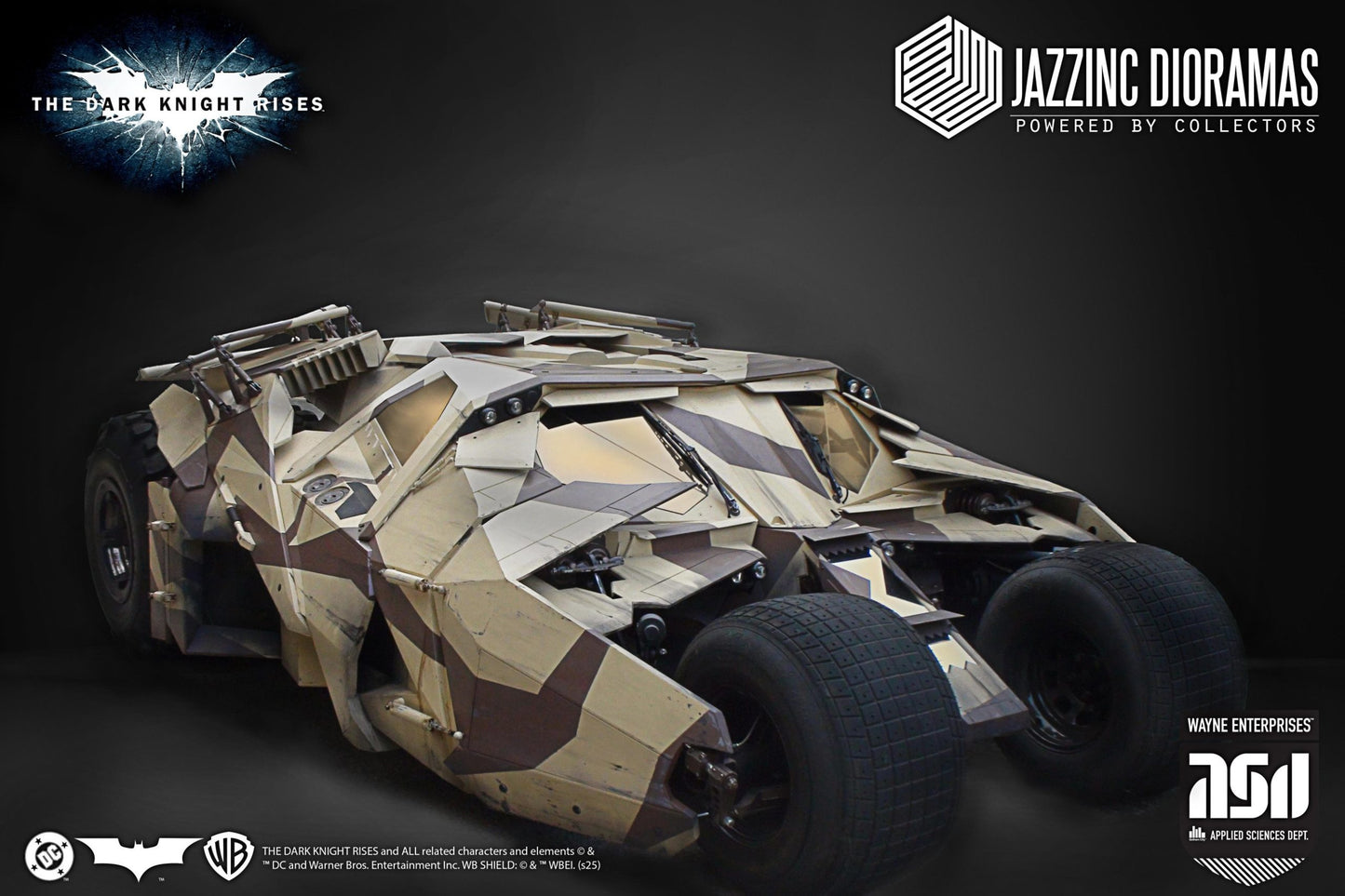 DC Comics Jazzinc Dioramas The Dark Knight Rises Batmobile Licensed Action Figure Accessories