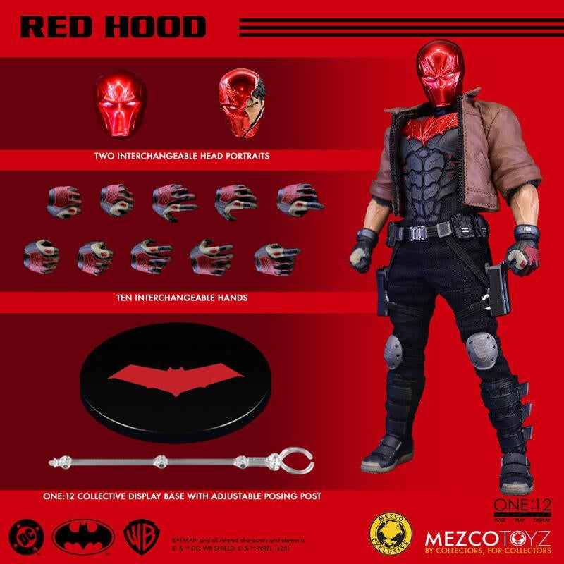 DC Comics Mezco Red Hood Limited Edition 1/12 Licensed Action Figure