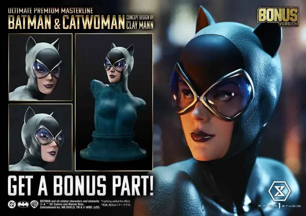 DC Comics Prime 1 Studio Catwoman & Batman UPMDC-13S 1/4 Licensed Resin Statue