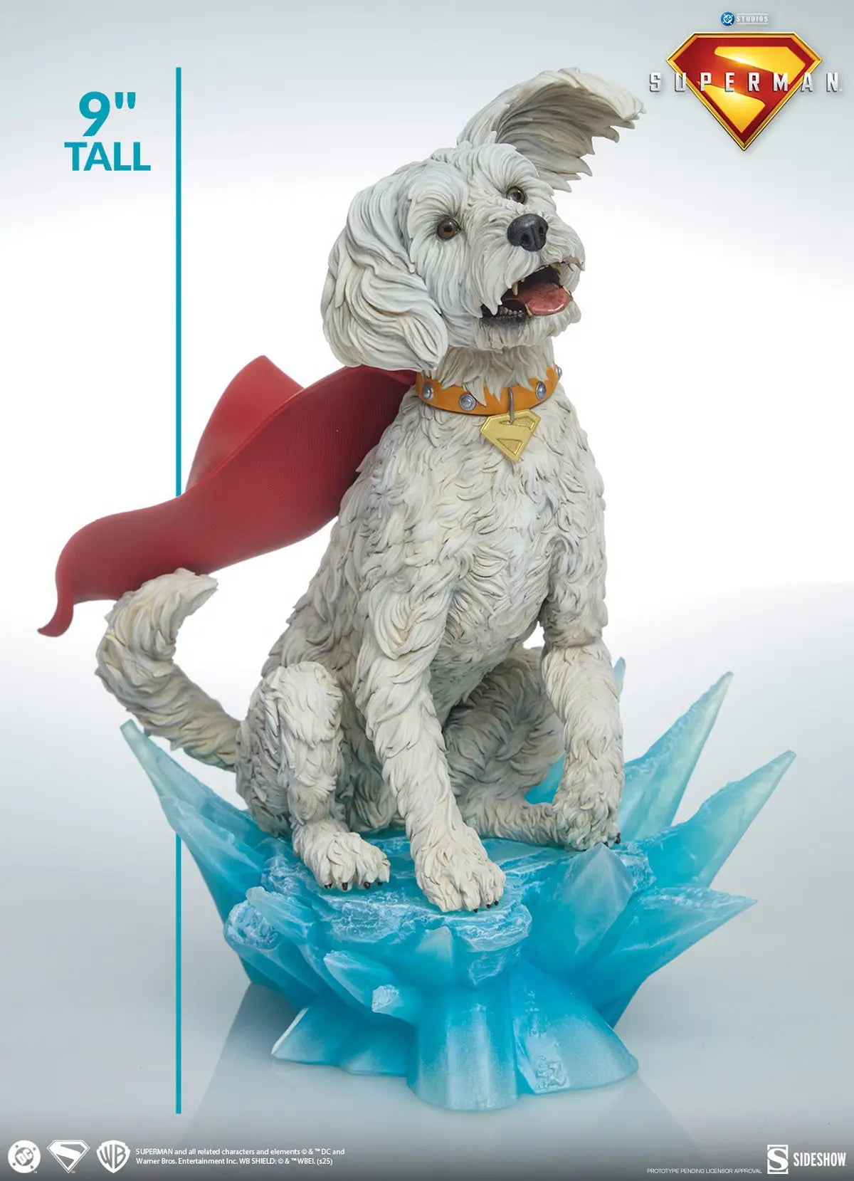 DC Comics Sideshow Collectibles Superman & Krypto 300982 300997 Licensed Resin Statue