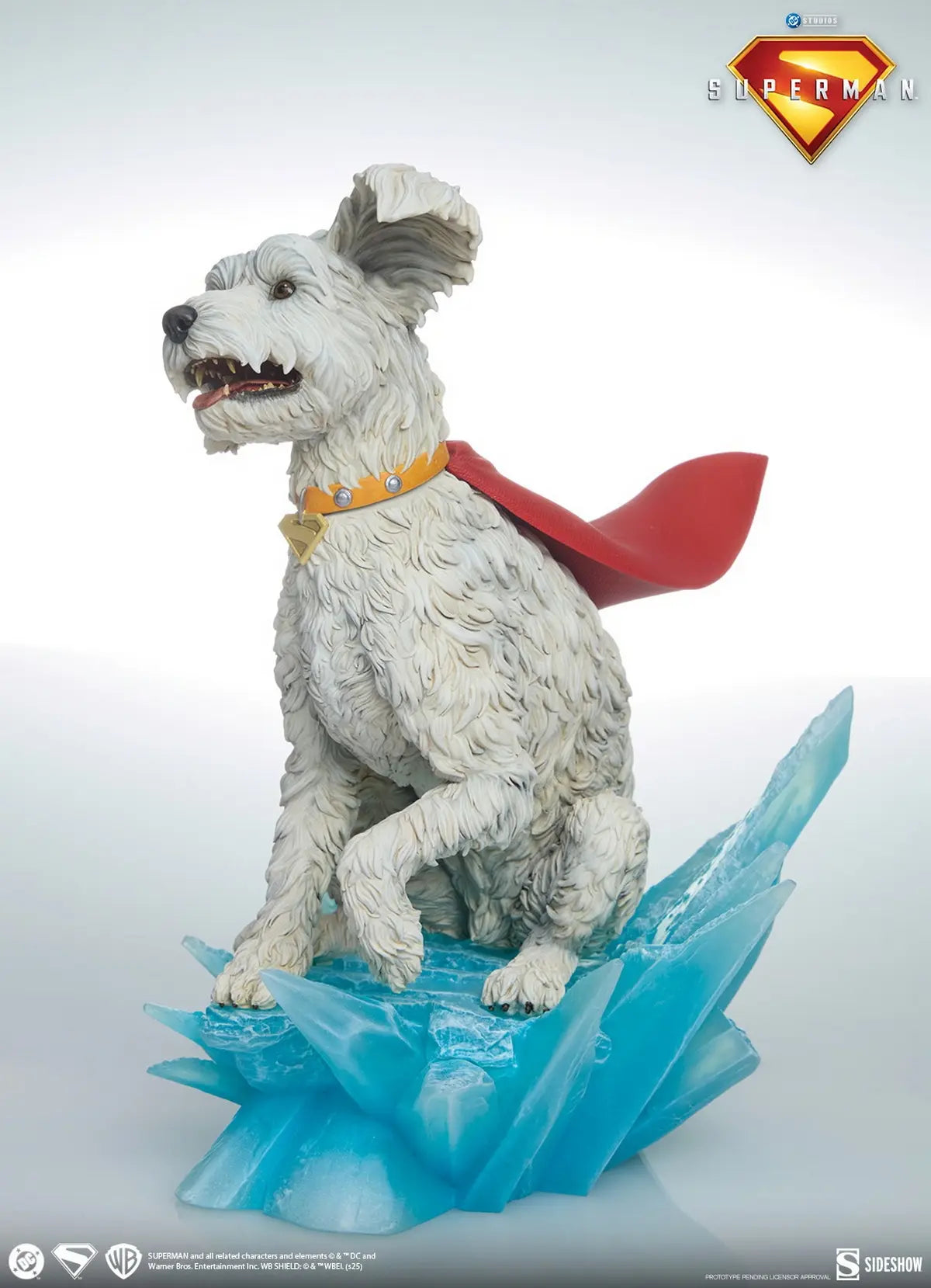 DC Comics Sideshow Collectibles Superman & Krypto 300982 300997 Licensed Resin Statue