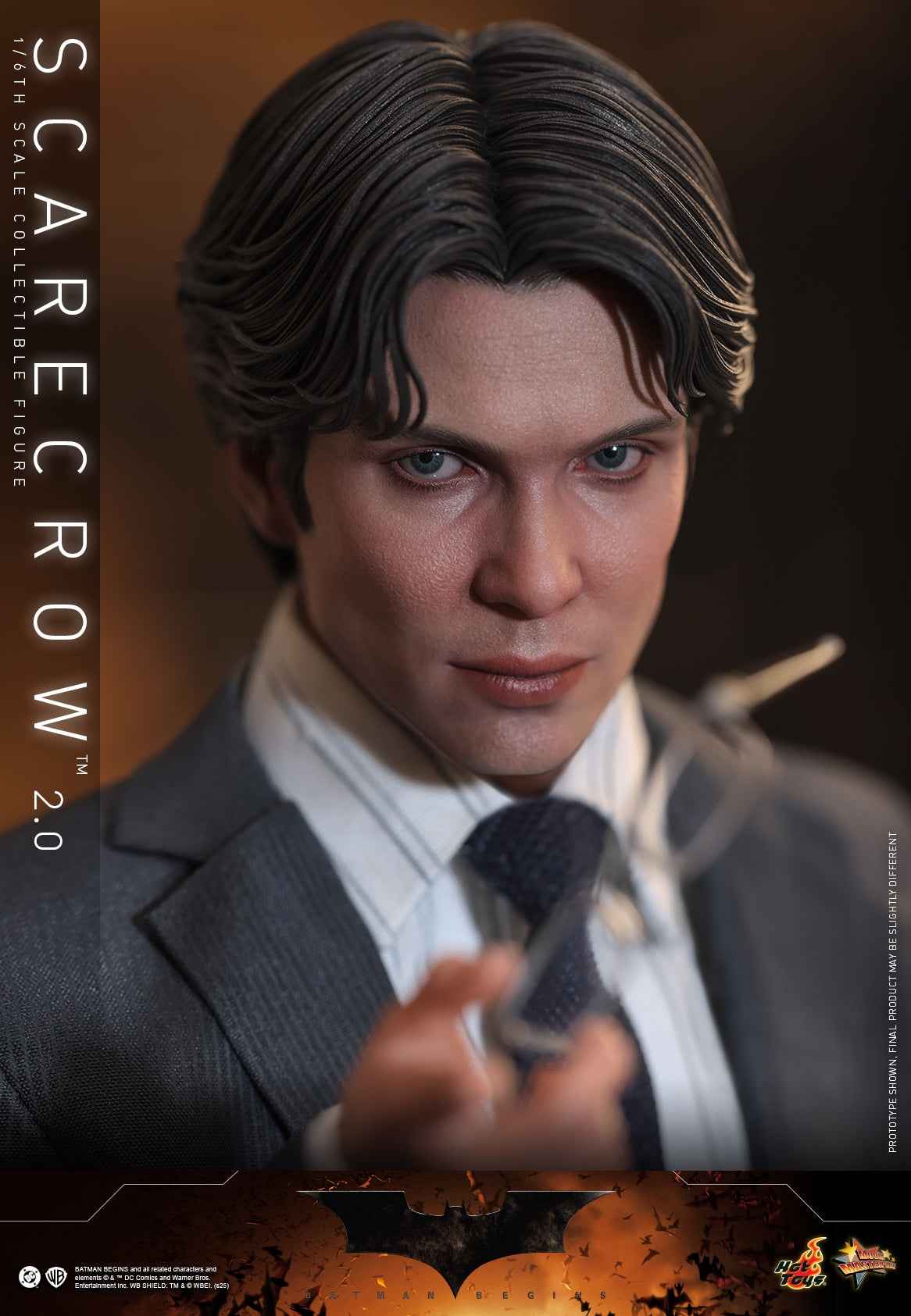 DC Comics ~ Hot Toys ~ "Batman Begins" Scarecrow 2.0 MMS801 ~ Licensed Action Figure - Santoryu Resins Collectors