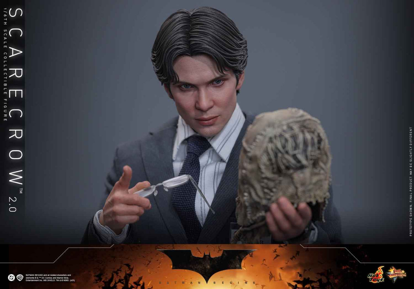 DC Comics ~ Hot Toys ~ "Batman Begins" Scarecrow 2.0 MMS801 ~ Licensed Action Figure - Santoryu Resins Collectors