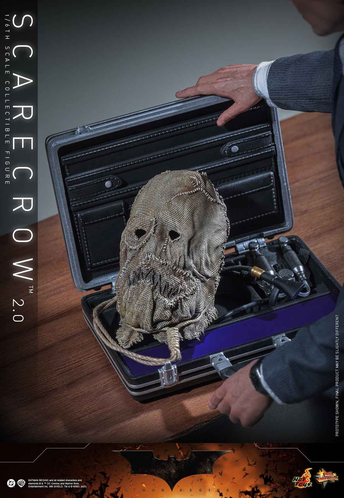 DC Comics ~ Hot Toys ~ "Batman Begins" Scarecrow 2.0 MMS801 ~ Licensed Action Figure - Santoryu Resins Collectors
