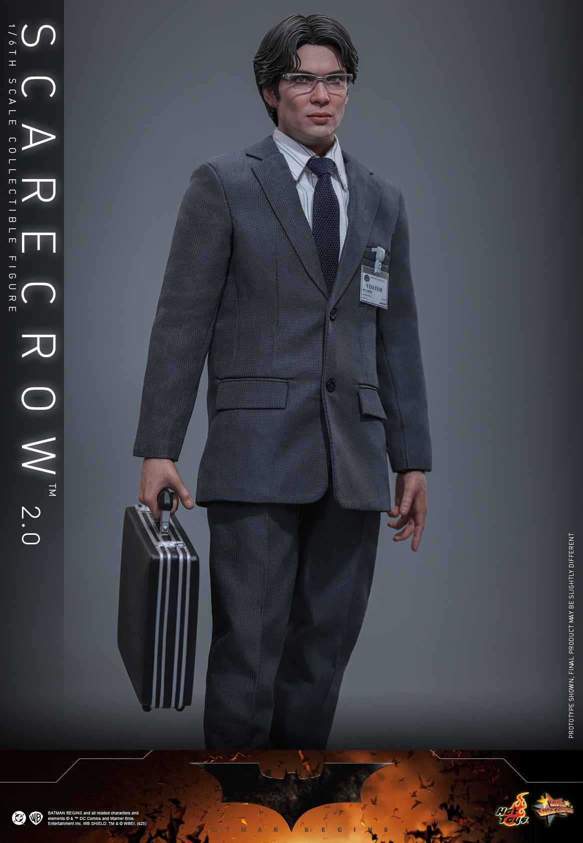 DC Comics ~ Hot Toys ~ "Batman Begins" Scarecrow 2.0 MMS801 ~ Licensed Action Figure - Santoryu Resins Collectors
