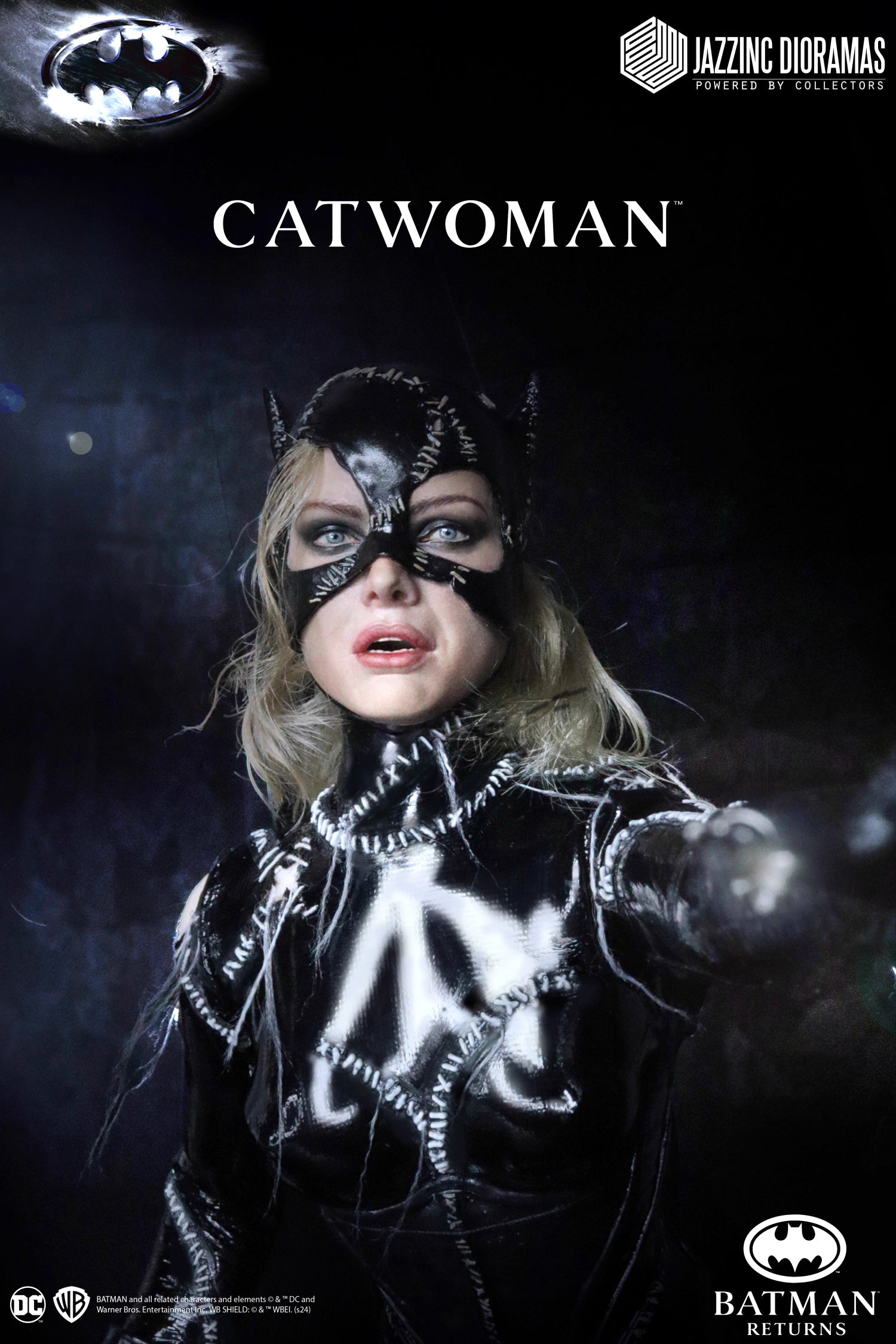 DC Comics Jazzinc Dioramas Batman Returns 1992 Catwoman 1/6 Licensed Action Figure