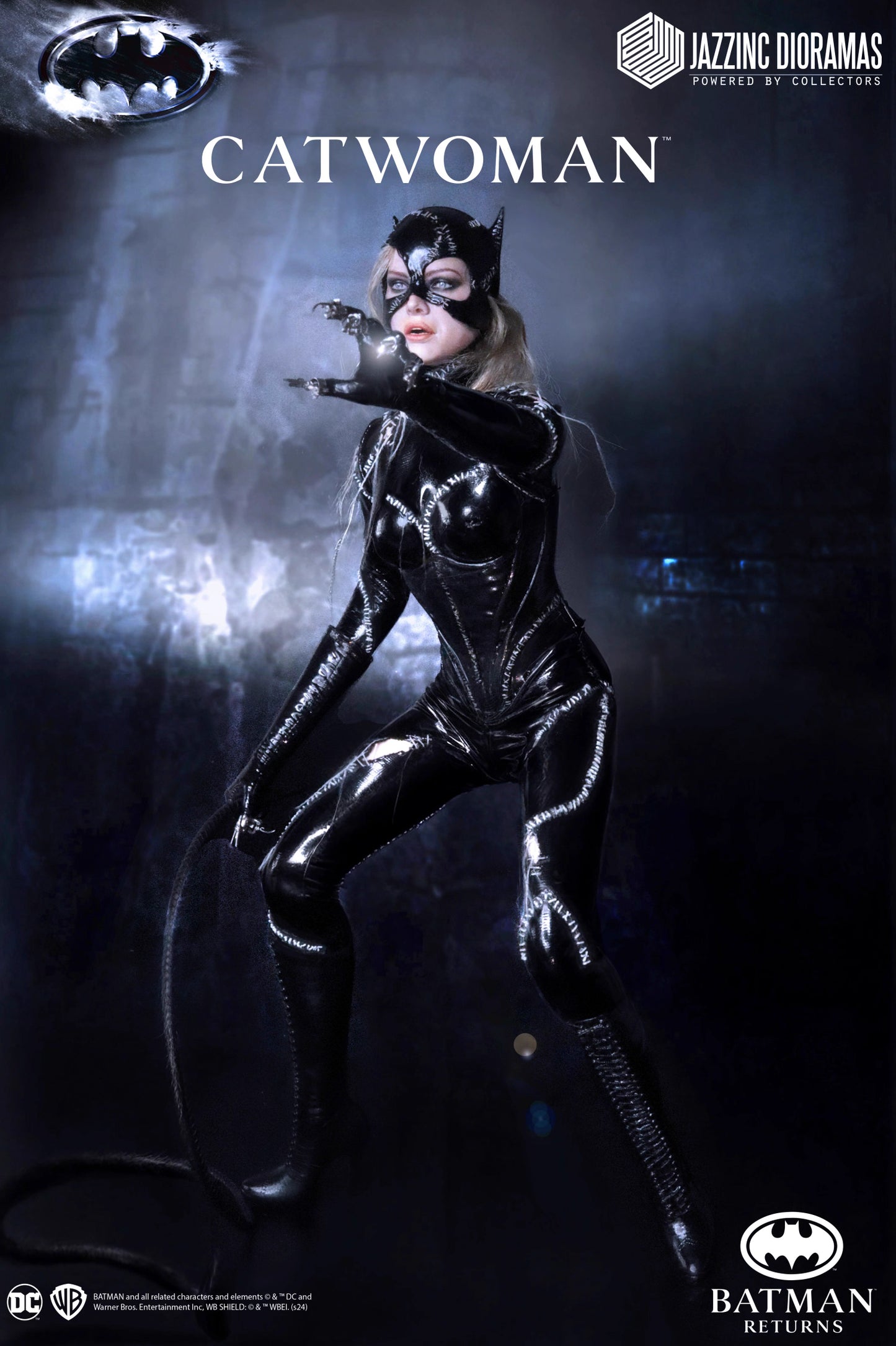 DC Comics Jazzinc Dioramas Batman Returns 1992 Catwoman 1/6 Licensed Action Figure