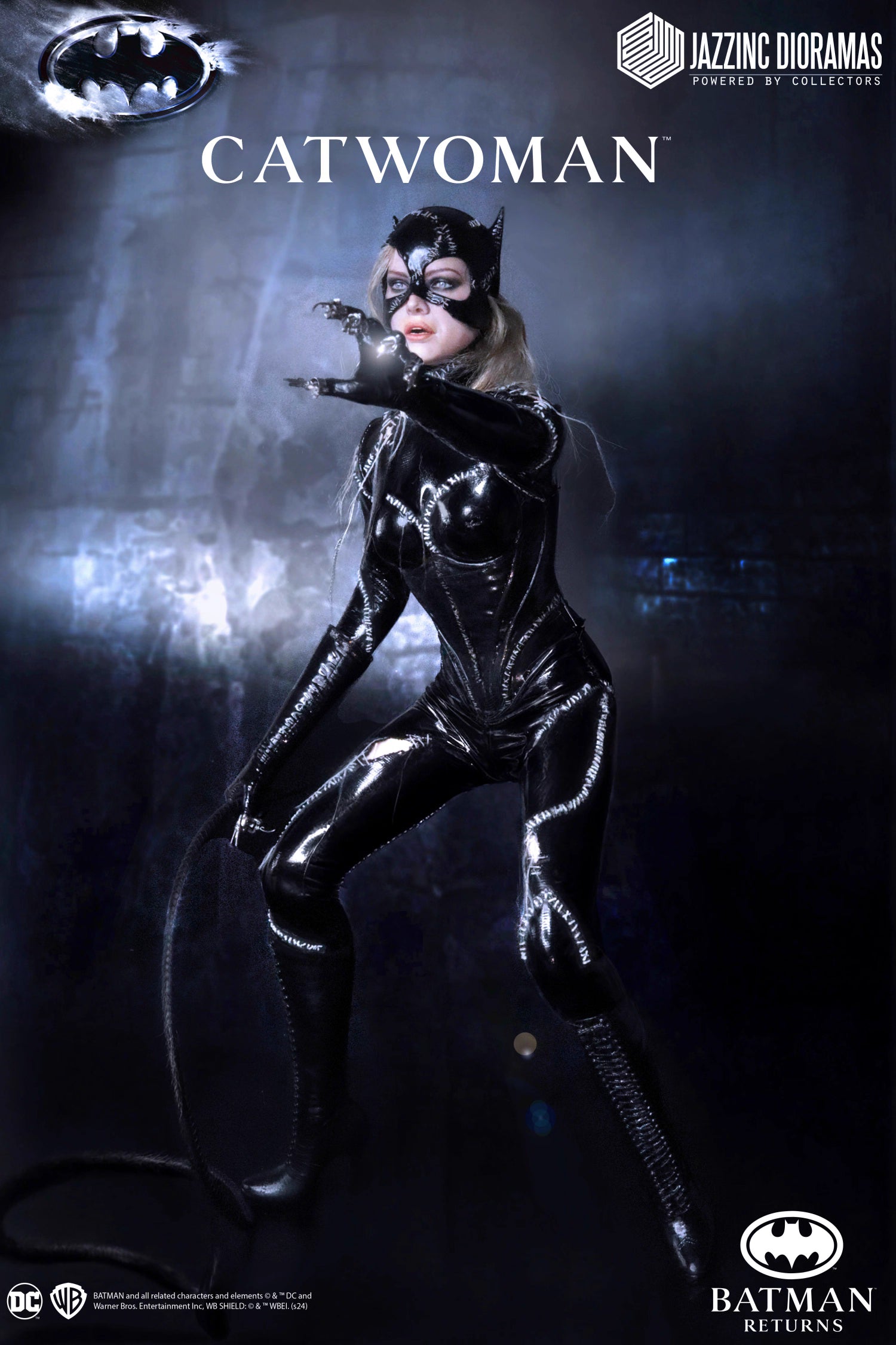 DC Comics Jazzinc Dioramas Batman Returns 1992 Catwoman 1/6 Licensed Action Figure