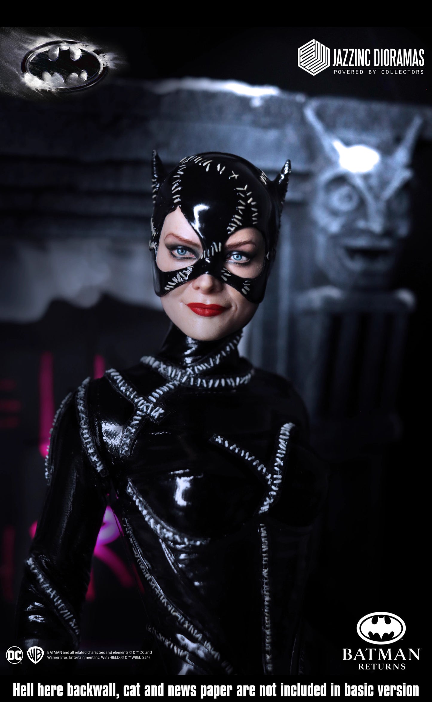 DC Comics Jazzinc Dioramas Batman Returns 1992 Catwoman 1/6 Licensed Action Figure