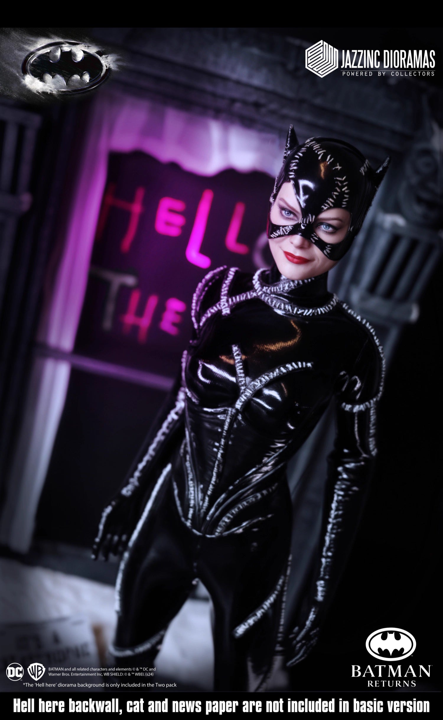 DC Comics Jazzinc Dioramas Batman Returns 1992 Catwoman 1/6 Licensed Action Figure