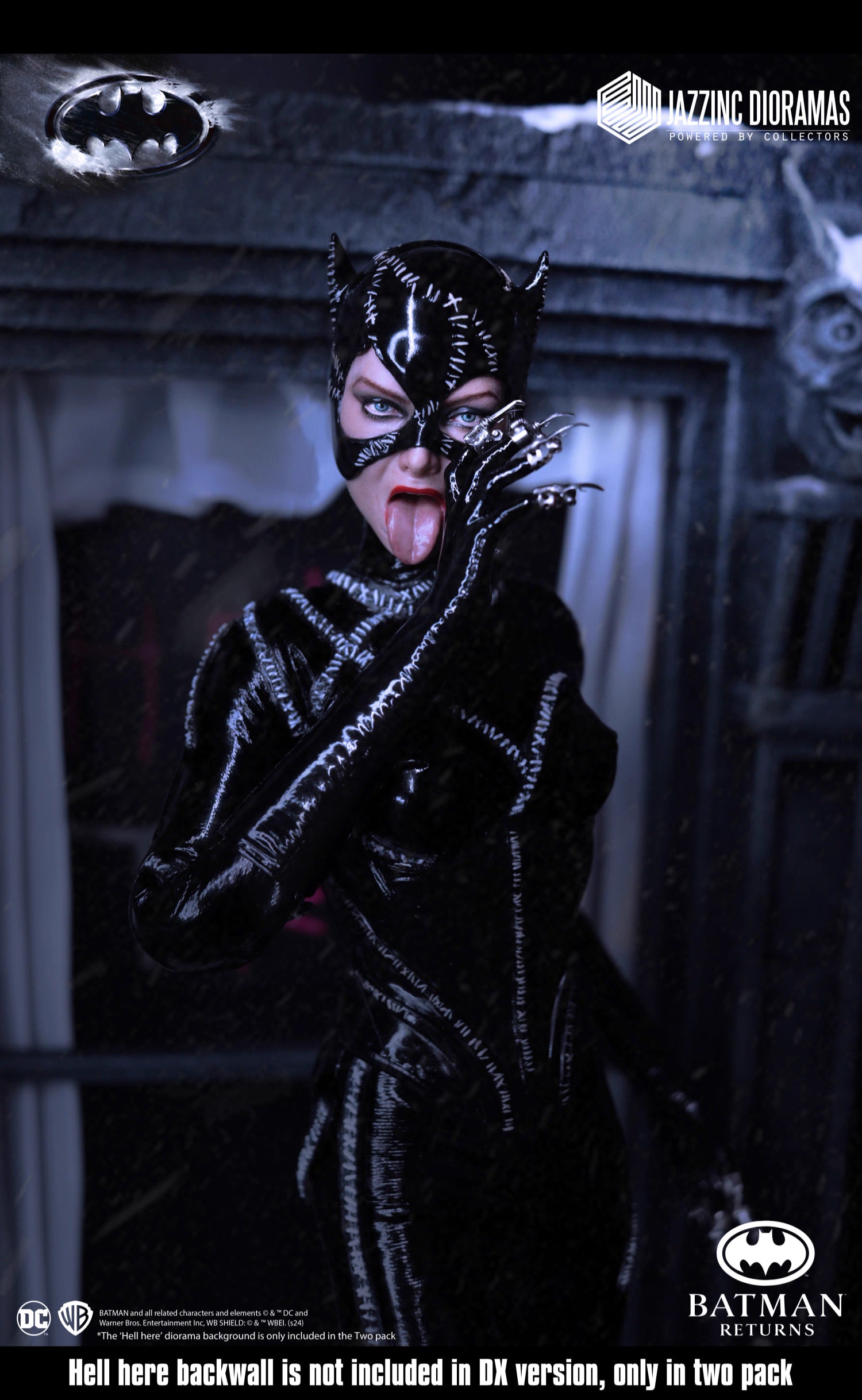 DC Comics Jazzinc Dioramas Batman Returns 1992 Catwoman 1/6 Licensed Action Figure