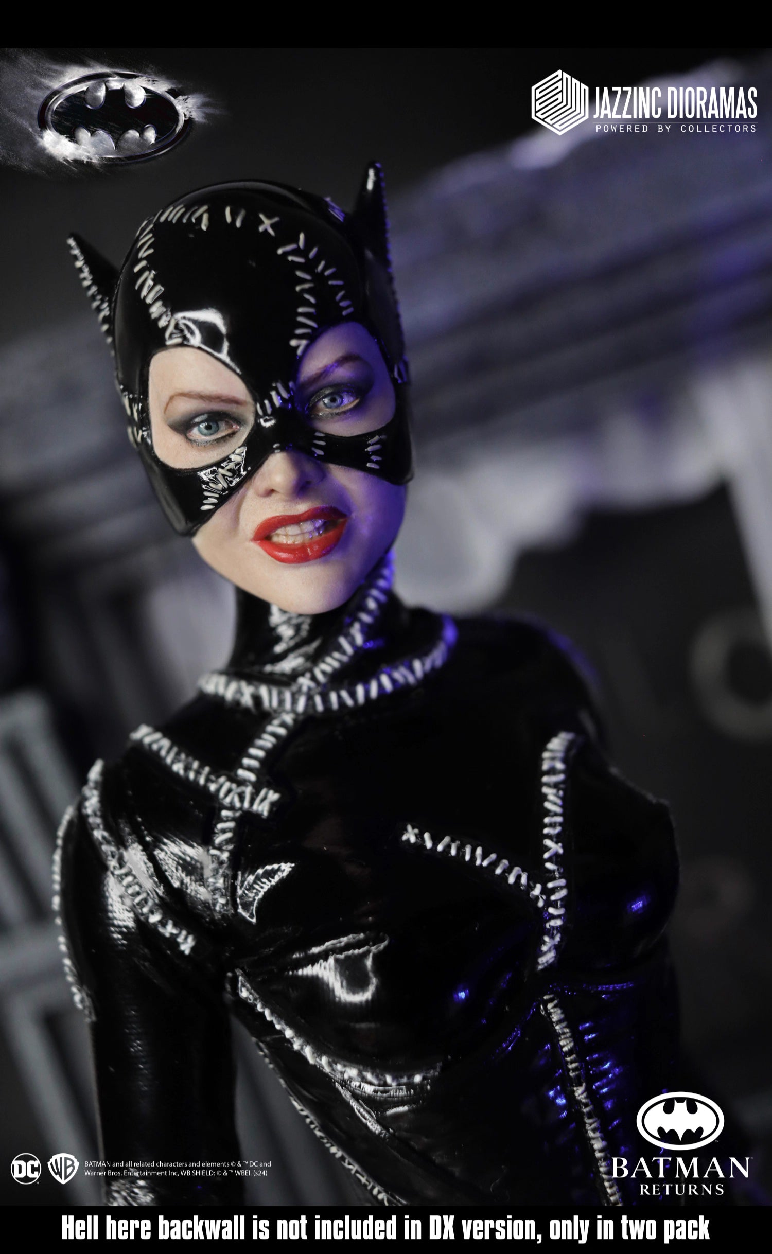 DC Comics Jazzinc Dioramas Batman Returns 1992 Catwoman 1/6 Licensed Action Figure
