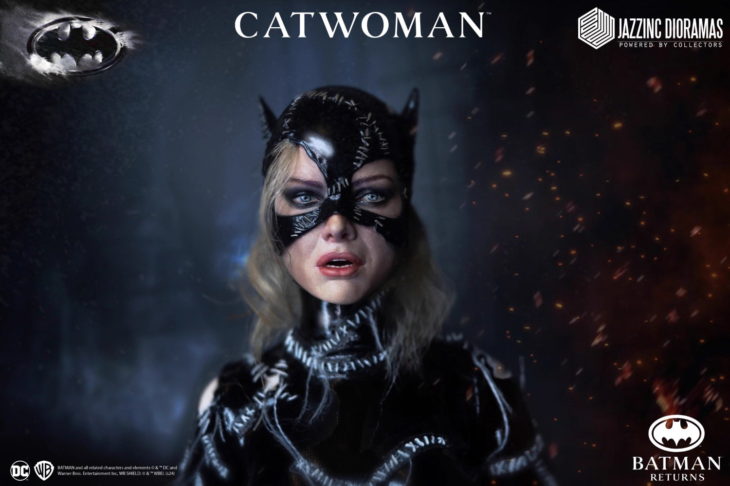 DC Comics Jazzinc Dioramas Batman Returns 1992 Catwoman 1/6 Licensed Action Figure