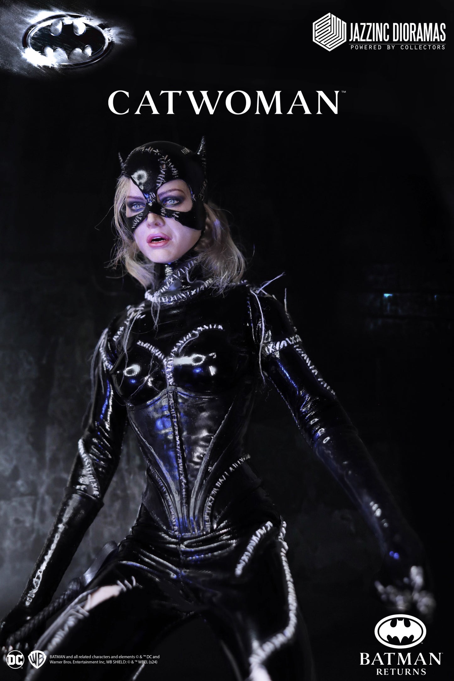 DC Comics Jazzinc Dioramas Batman Returns 1992 Catwoman 1/6 Licensed Action Figure