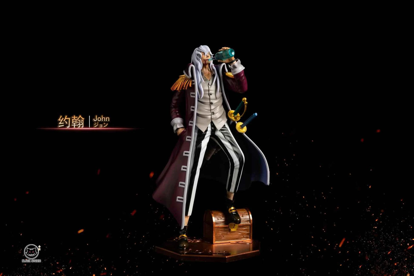 One Piece ~ Black Studio ~ Shiki x John ~ Resin Statue - Santoryu Resins Collectors