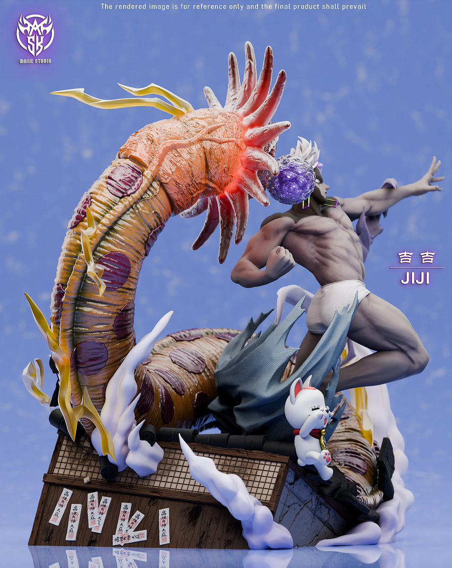 Dandadan Mask Studio Evil Eyed Jin Enjoji Resin Statue