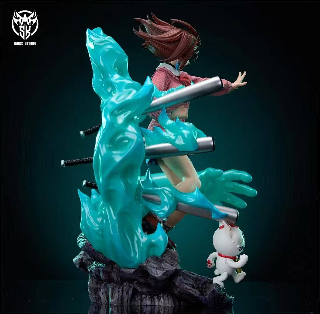 Dandadan Mask Studio Momo Ayase Resin Statue