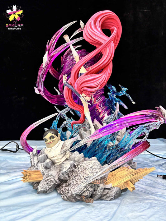 Dandadan Sakura Studio Shiratori Aira Resin Statue