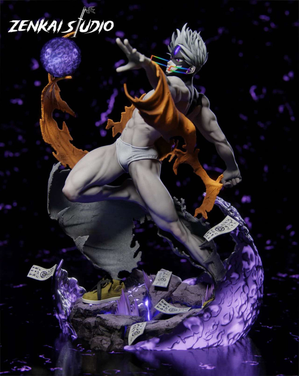 Dandadan Zenkai Studio Jiji Jin Enjoji Evil Eye Cursed Gaze Theater Edition Resin Statue
