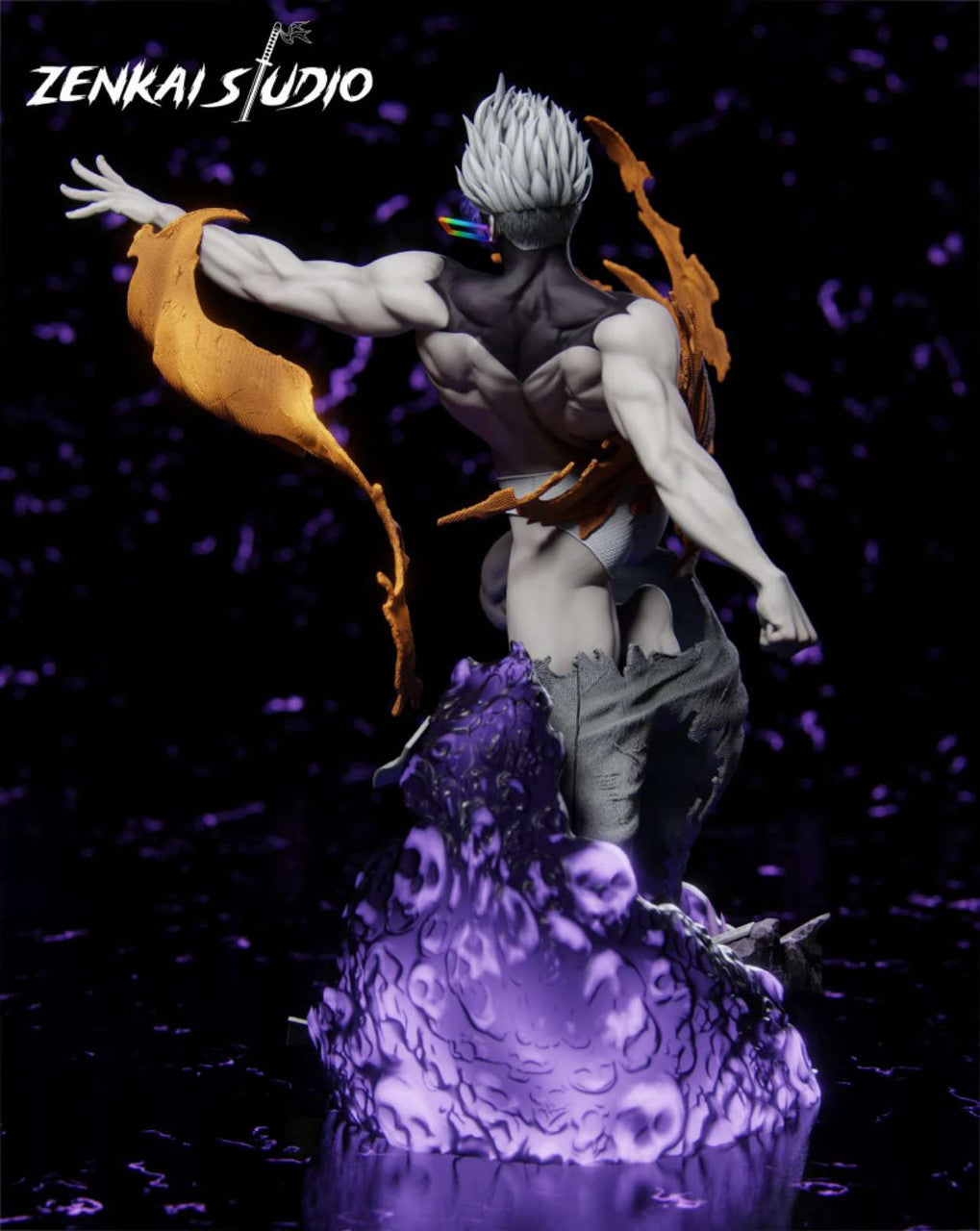 Dandadan Zenkai Studio Jiji Jin Enjoji Evil Eye Cursed Gaze Theater Edition Resin Statue