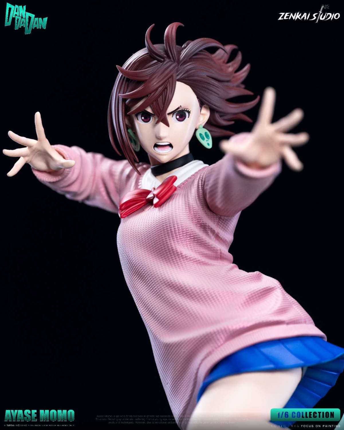 Dandadan Zenkai Studio Momo Ayase Resin Statue