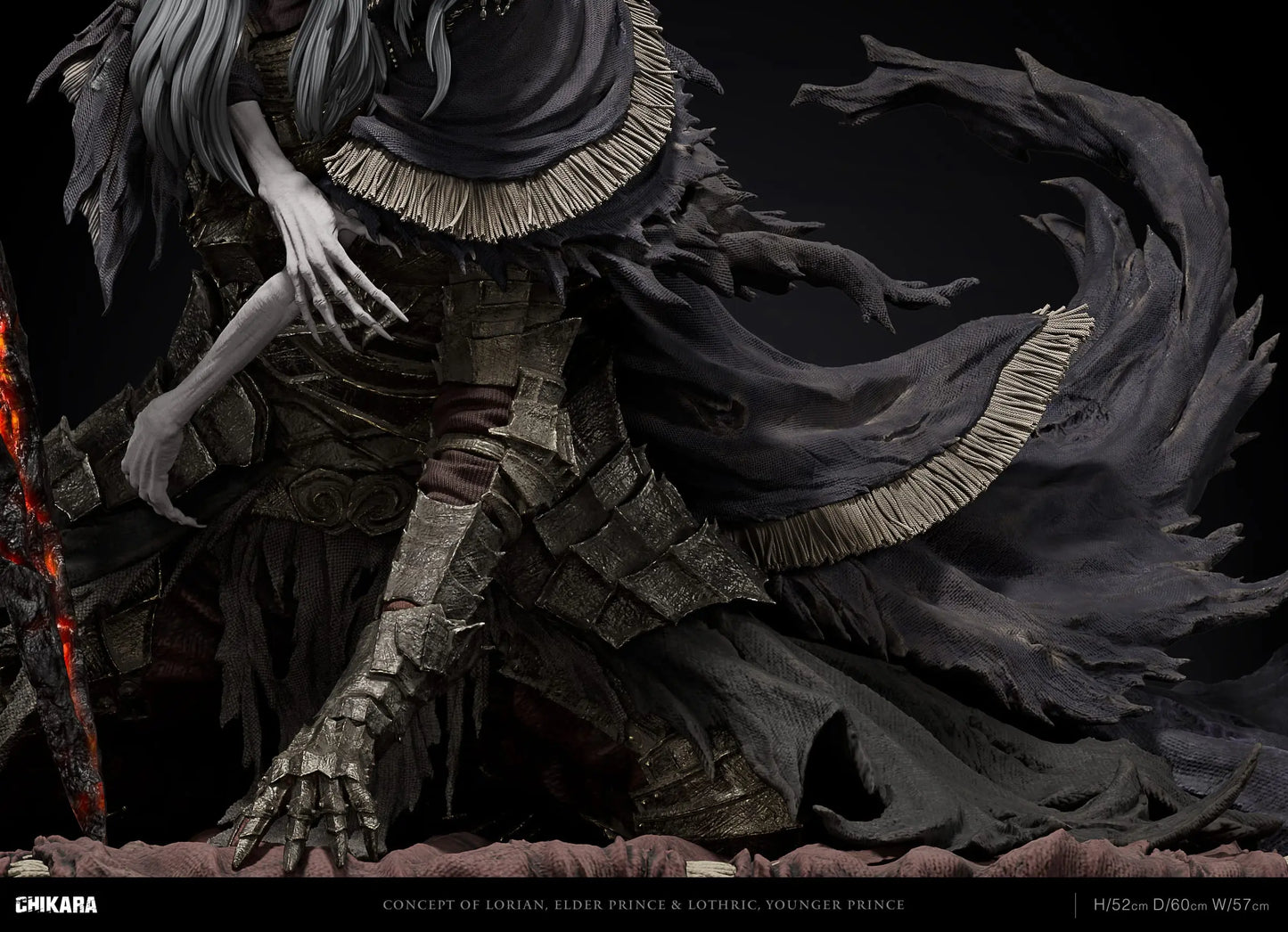 Dark Souls Chikara Studio Lorian Elder Prince & Lothric Younger Prince Resin Statue