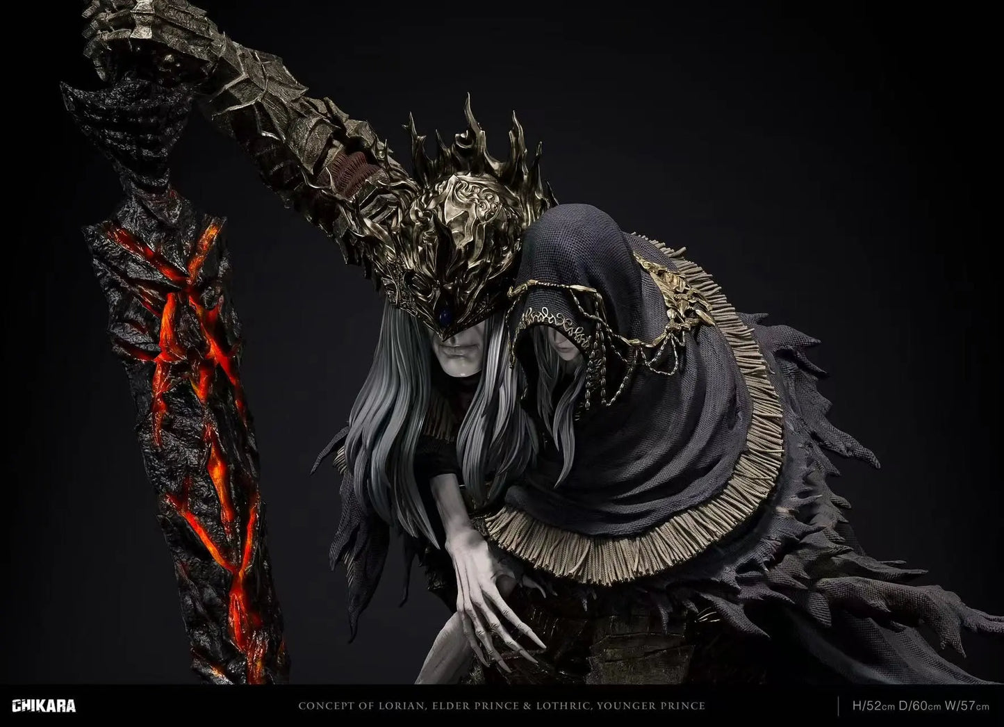 Dark Souls Chikara Studio Lorian Elder Prince & Lothric Younger Prince Resin Statue