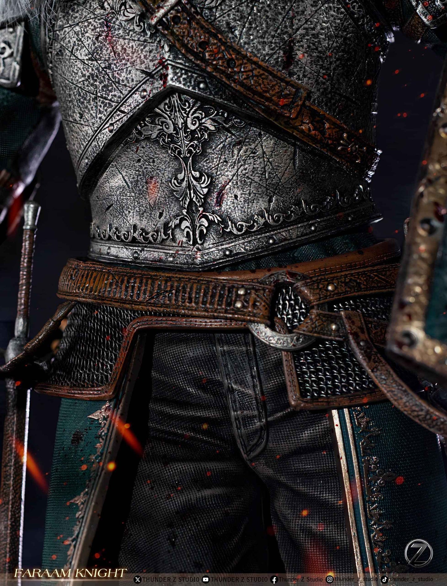 Dark Souls THUNDER Z Studio Faraam Knight Resin Statue