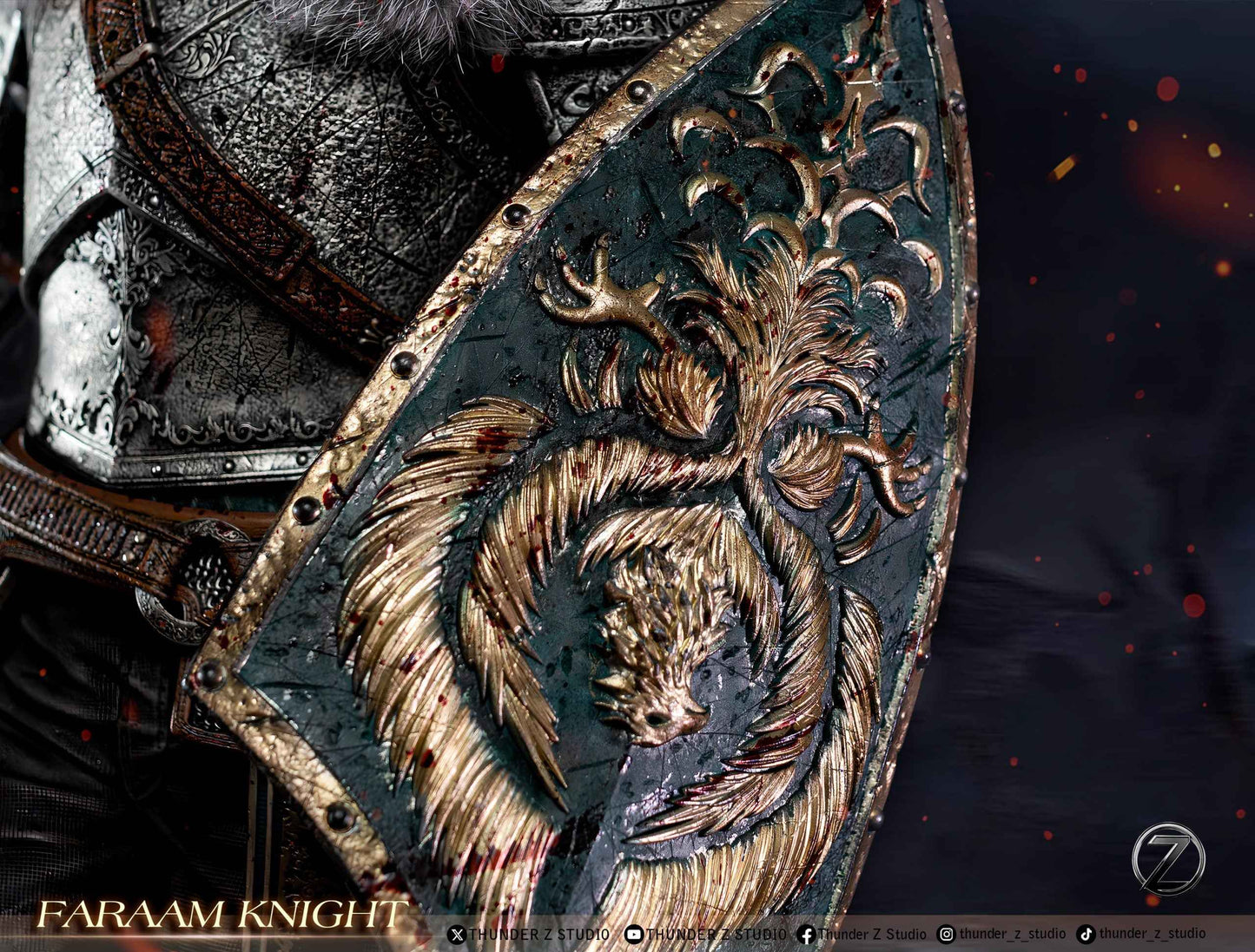 Dark Souls THUNDER Z Studio Faraam Knight Resin Statue