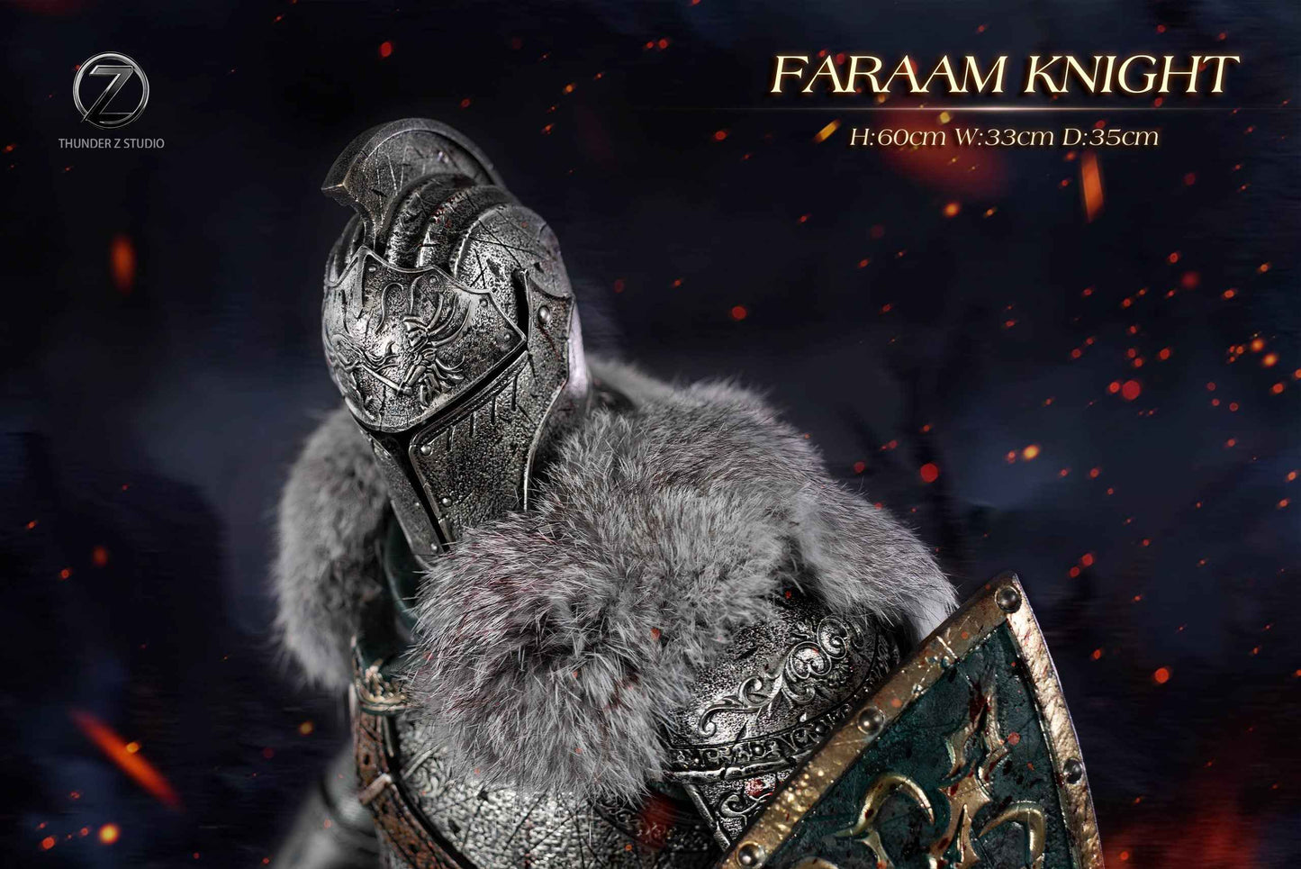 Dark Souls THUNDER Z Studio Faraam Knight Resin Statue