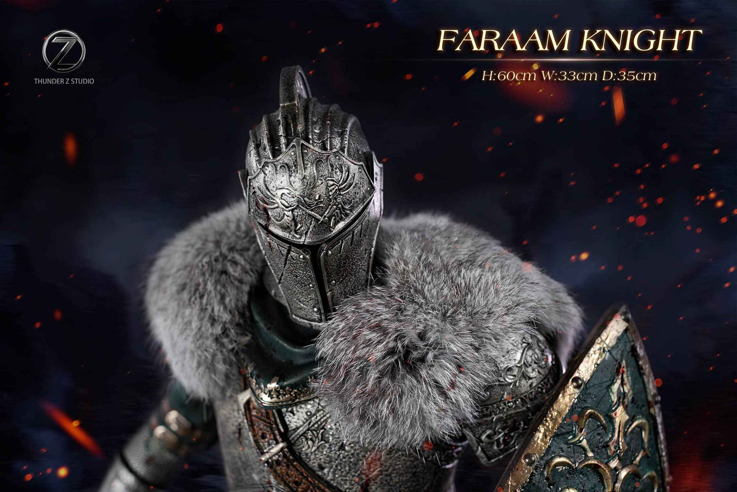 Dark Souls THUNDER Z Studio Faraam Knight Resin Statue