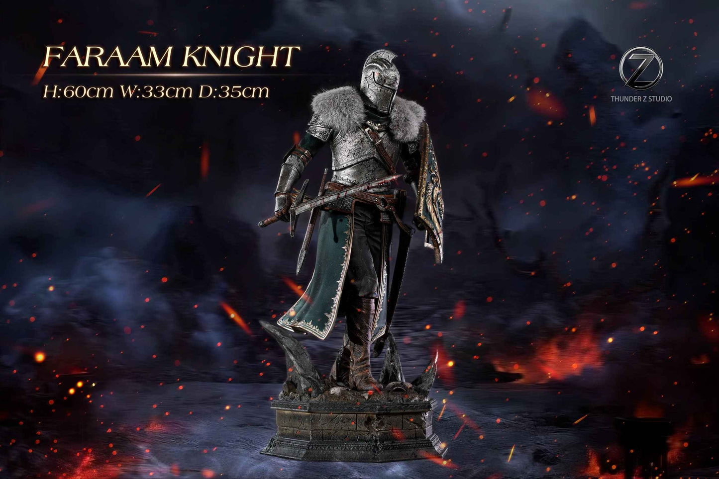 Dark Souls THUNDER Z Studio Faraam Knight Resin Statue