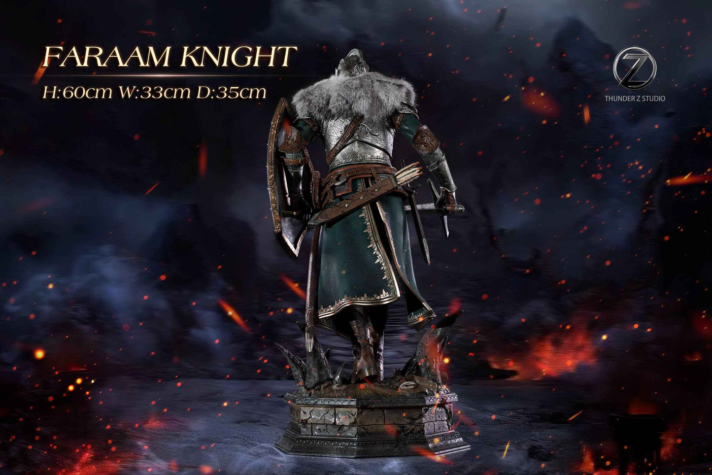 Dark Souls THUNDER Z Studio Faraam Knight Resin Statue